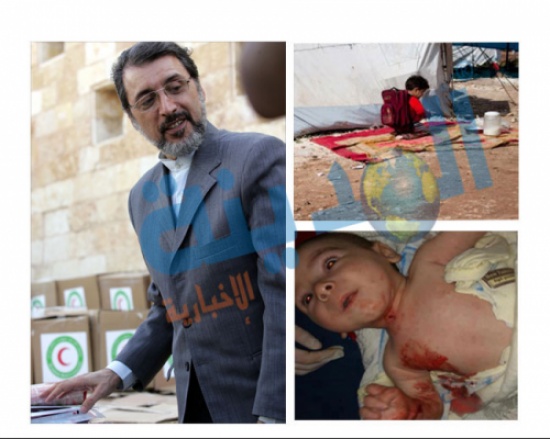 سفير طهران في الأردن يقتل القتيل ويمشي في جنازته ( صور )